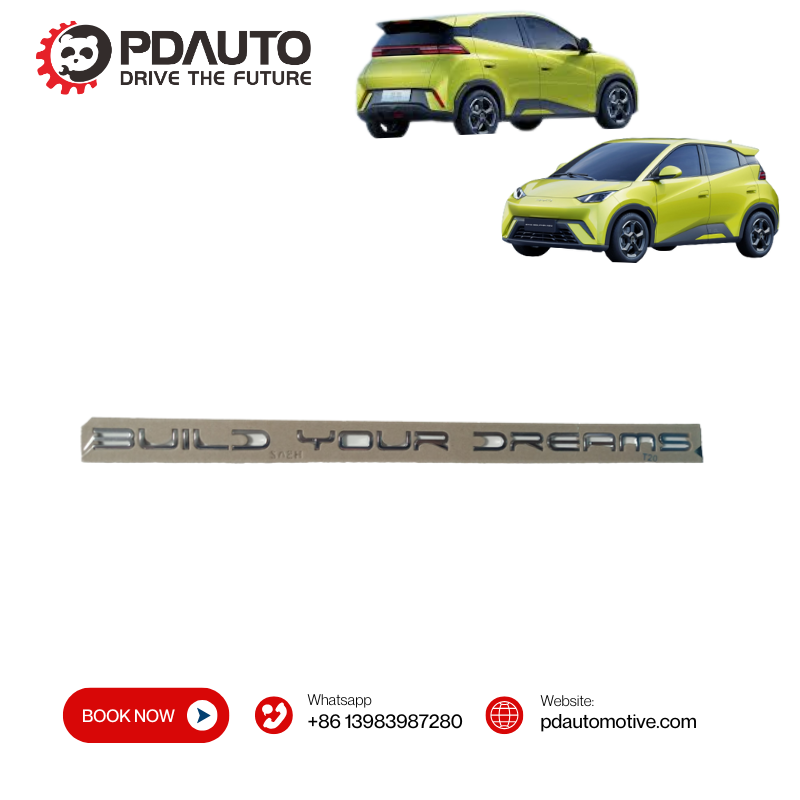 EL-3921970 BYD MINI DOLPHIN SONG PLUS REAR EMBLEM Logo Badge Build Your Dreams china supplier EV car parts